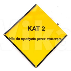 Tablica informacyjna Kat 2 - wykonana na zamówienie
