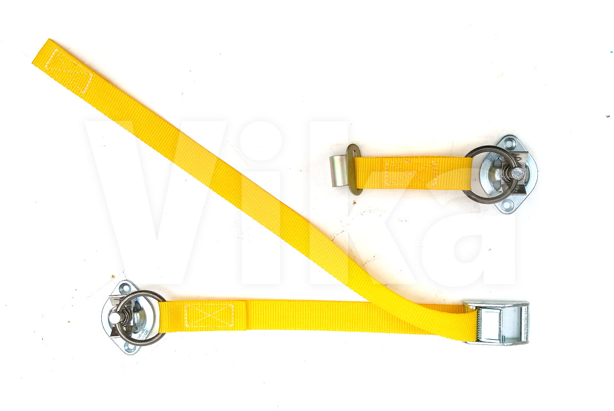 Pas mocujący z zaczepami do samochodów serwisowych Budowa pasa mocującego z zaczepami