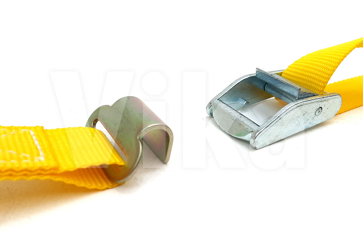 Pas mocujący z zaczepami do samochodów serwisowych Pas mocujący - klamra szybko-mocująca z odpinanym haczykiem