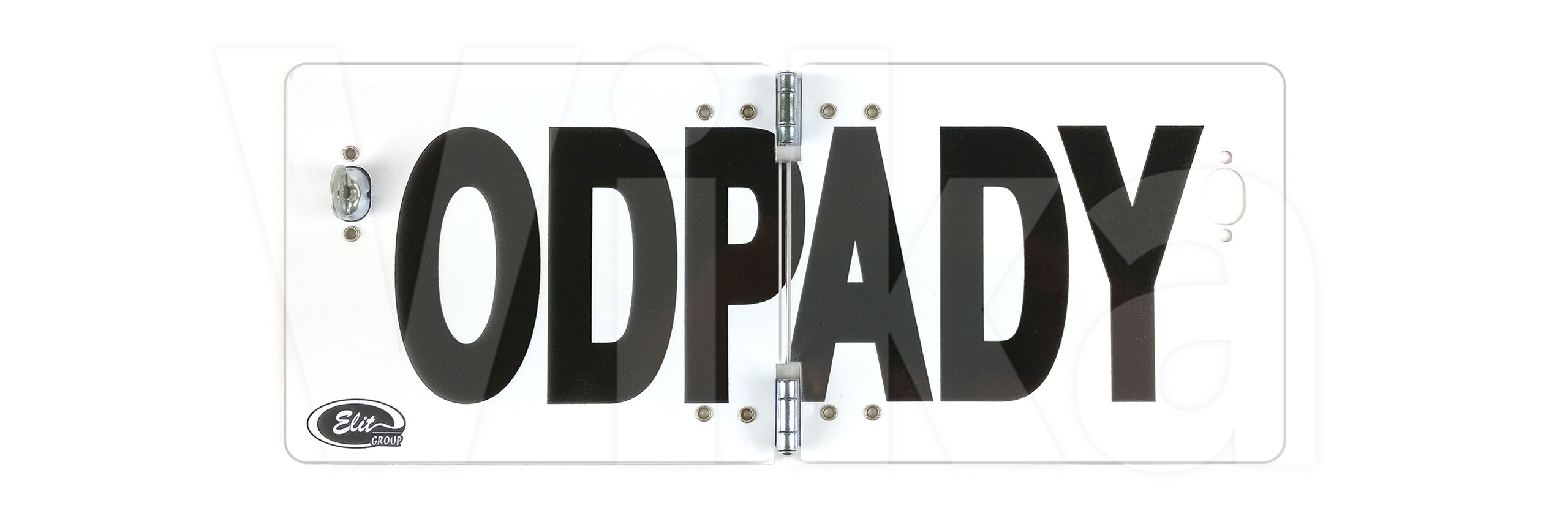 Tablica odpady mała Tablica odpady mała